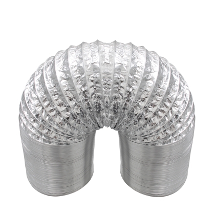 Ø127 / 1m Black - inside - flexible air duct without wadding