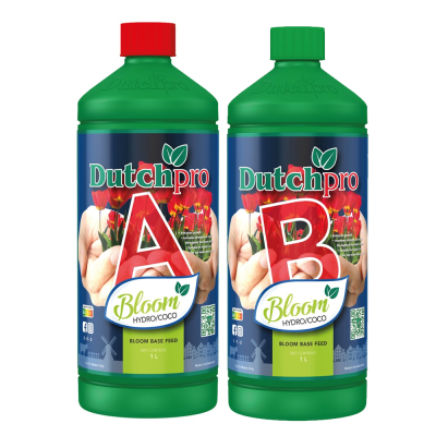 Original Hydro/Coco Bloom A + B /hardwater/- basic mineral fertilizer for flowering in hydroponics/coconut