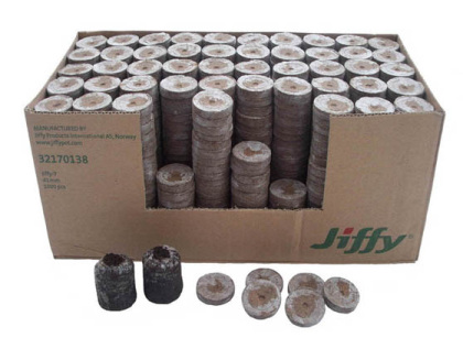 Jiffy 24mm Pellets 2000 Stk. - Keimpellets