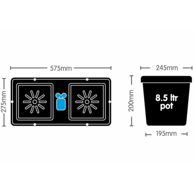 Easy2Grow 20 с 225L Резервоар