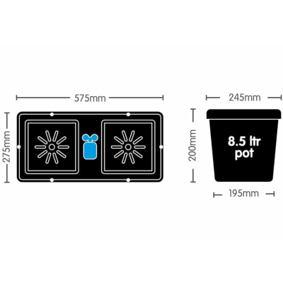 Easy2Grow 60 с резвервоар 400L