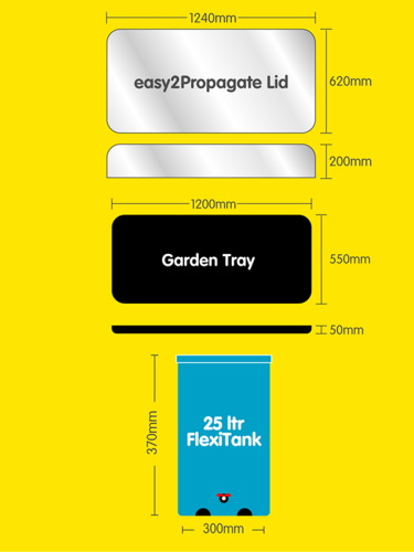Easy2Propagate Complete Kit - propagator with tank