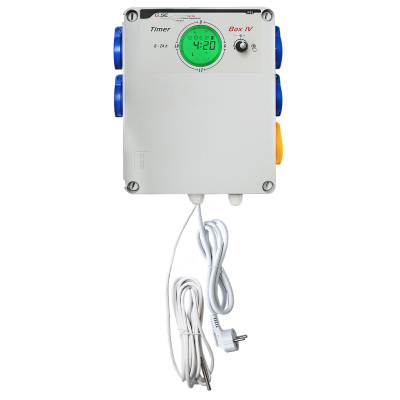 GSE Timer box IV with Digital display 4 contacts + heating 2'300W