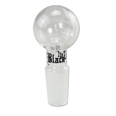 Стъклена капачка за бонг Black Leaf