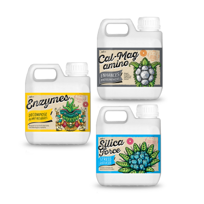 Комплект Xpert Nutrients Обогатители  - Enzymes/Silica Force/Cal-Mag amino x 1L