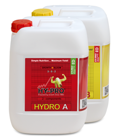 Hy-Pro Hydro A/B - минерален тор за растеж и цъфтеж в хидропоника