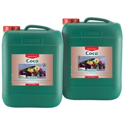 Canna Coco Nutrient A+B - Mineraldünger für Wachstum und Blüte in Kokos