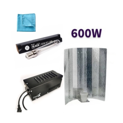 "Tomax 600W magnetic"  - Комплект Осветление за Оранжерия + подарък почистваща кърпа за рефлектори и лампи