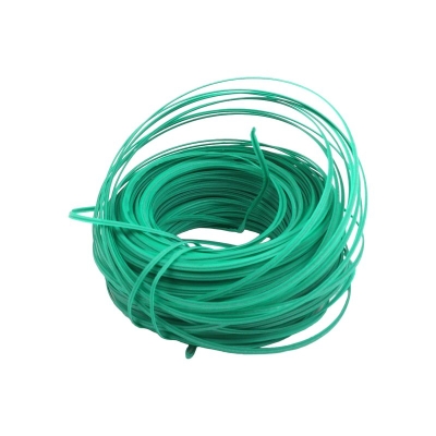 Kabeltrommel mit Gartendraht und Drahtschneider (PVC-beschichtet) – 50 Meter