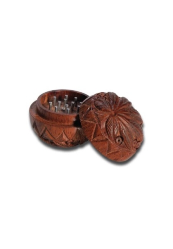 Palisander-Grinder 'Leaf'