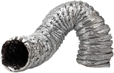 Ø203 / 1м Black - inside - гъвкав въздуховод без вата