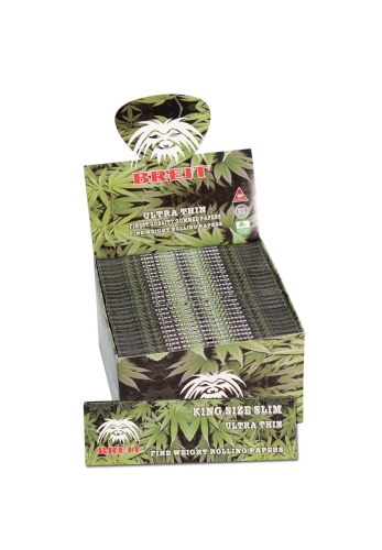 'Breit' Kingsize Natural Gum - Ултратънки Листчета за Свиване - 32бр.